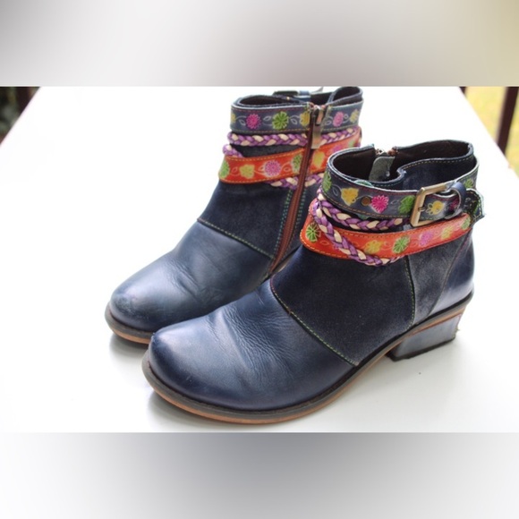 SOCOFY Handmade  Ankle  Boots - Picture 10 of 11